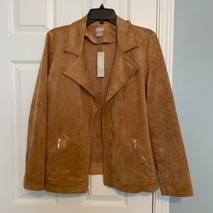 Faux suede Chico’s jacket